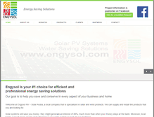 Tablet Screenshot of engysol.com